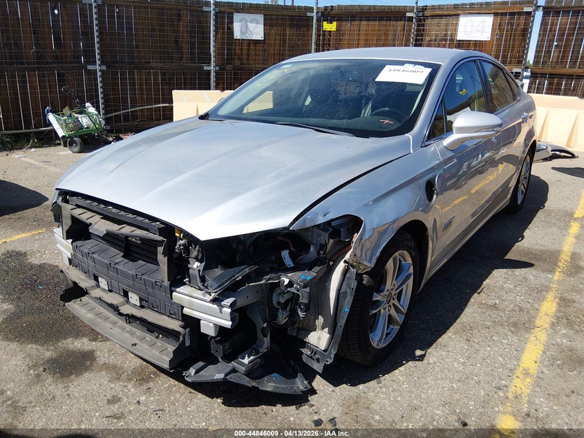2016 Ford Fusion 2.0 Energi Titanium silver Lot 111044846009 Vin 3FA6P0SU4GR355534