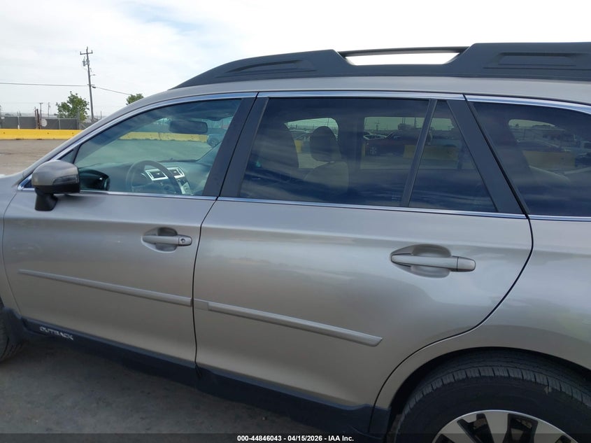 2016 Subaru Outback 3.6R Limited VIN: 4S4BSENC6G3223490 Lot: 44846043