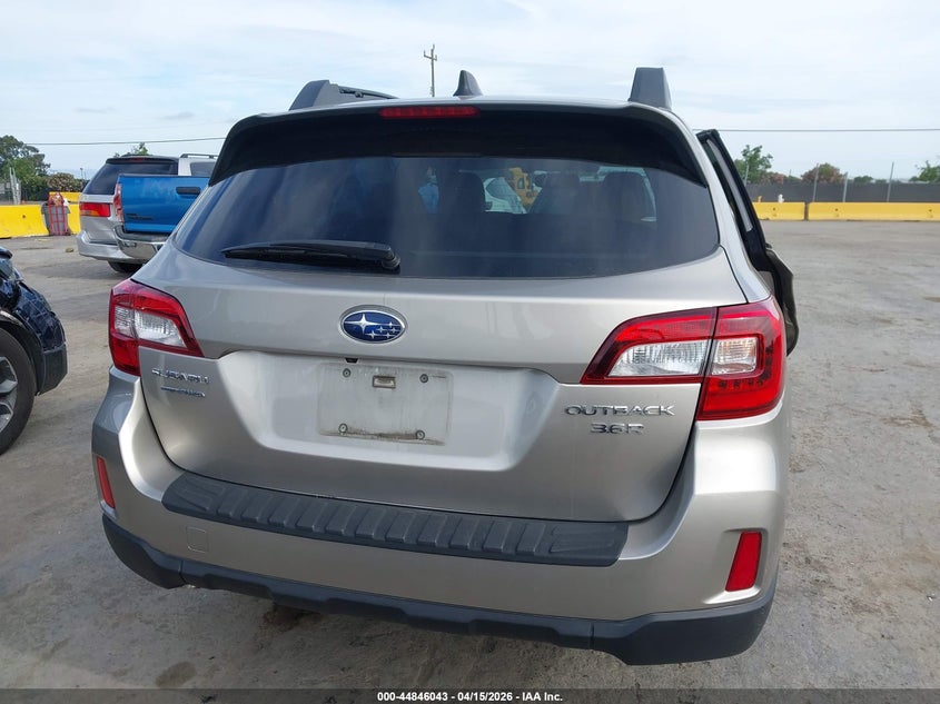 2016 Subaru Outback 3.6R Limited VIN: 4S4BSENC6G3223490 Lot: 44846043