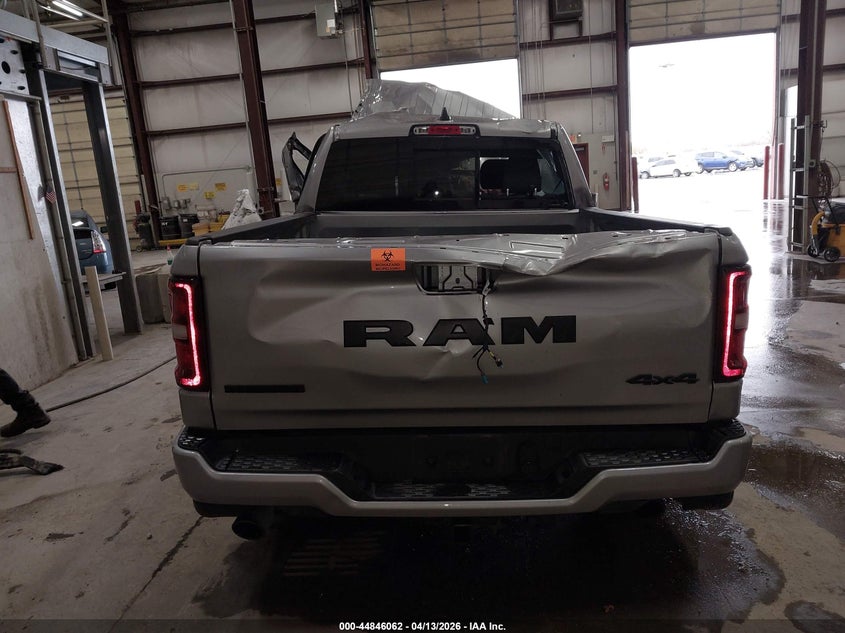 2025 Ram 1500 3.0 Ram Big Horn 4X4 6'4 Box silver Lot 111044846062 Vin 1C6SRFMP8SN726436