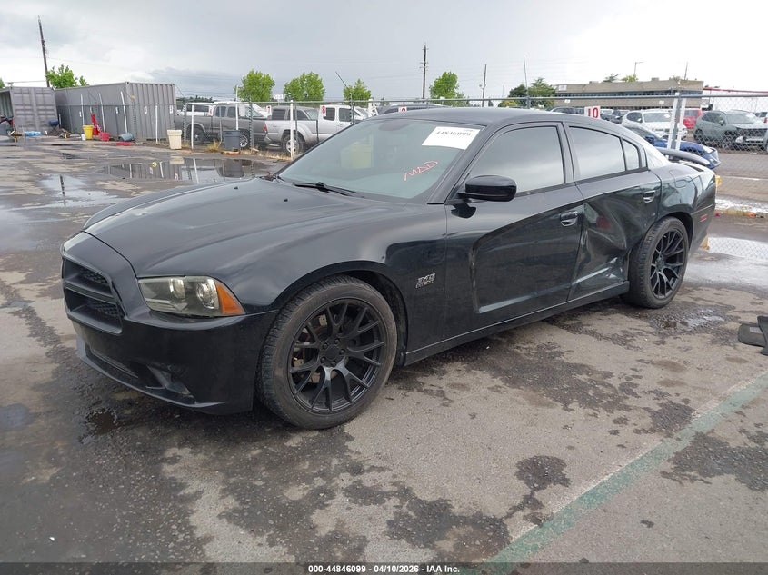 2C3CDXCT7DH742935 2013 Dodge Charger 5.7 R/T black