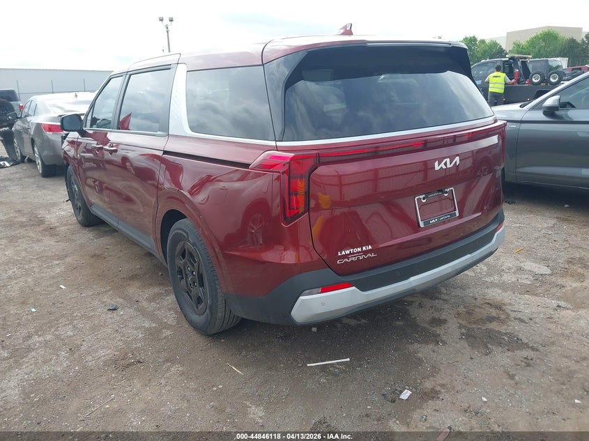 2025 KIA CARNIVAL MPV auction photo 3