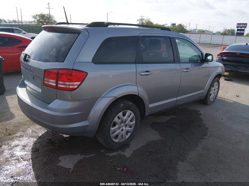 2020 Dodge Journey 2.4 Se Value silver Lot 111044846132 Vin 3C4PDCAB6LT247549