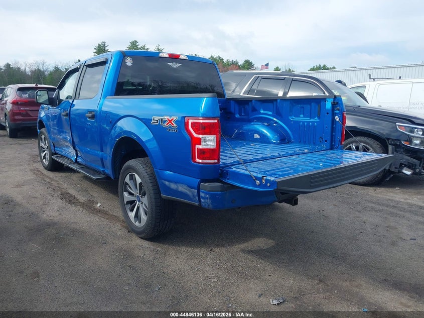 2019 Ford F-150 2.7 Xl blue Lot 111044846136 Vin 1FTEW1EP8KFA48393