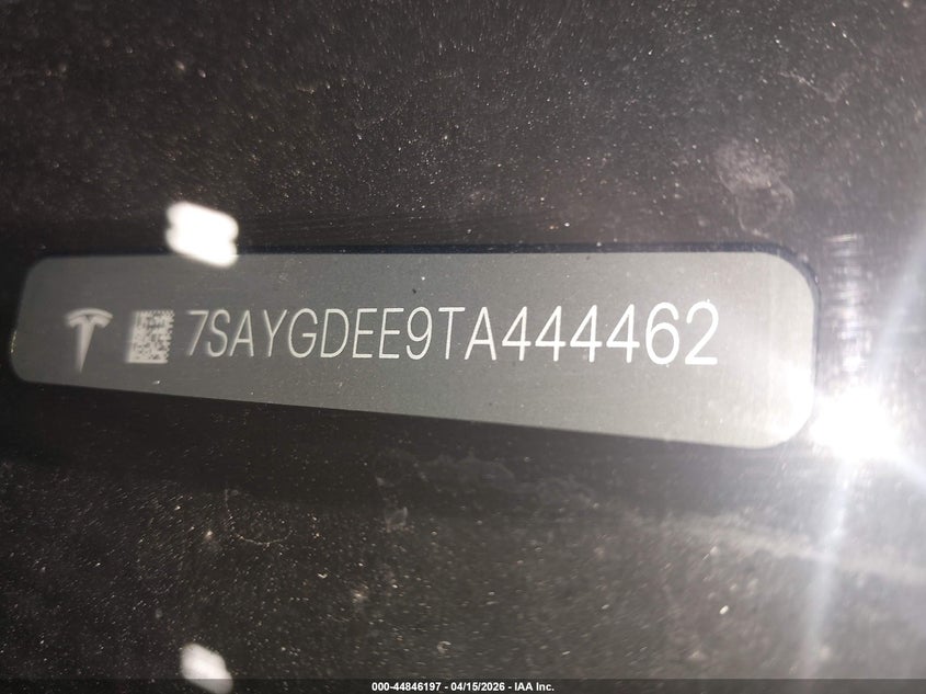 2026 Tesla Model Y All-Wheel Drive/Long Range Launch Series/Premium All-Wheel Drive VIN: 7SAYGDEE9TA444462 Lot: 44846197