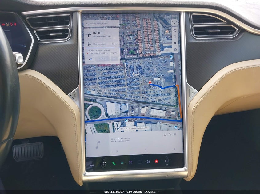 2017 Tesla Model S 100D/60D/75D/90D/P100D VIN: 5YJSA1E20HF189736 Lot: 44846207