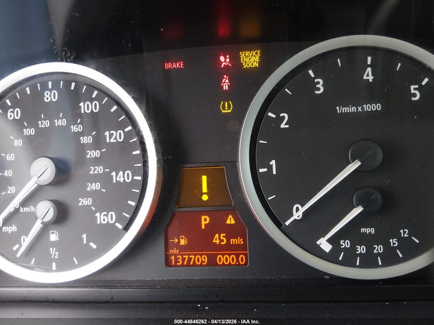 2007 BMW 525I VIN: WBANE53587CK92031 Lot: 44846262