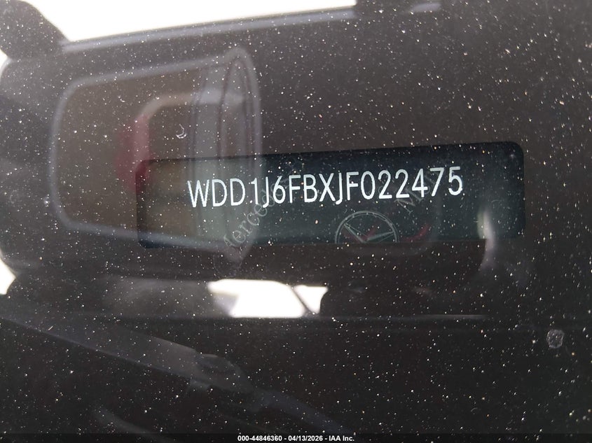 2018 Mercedes-Benz E 400 VIN: WDD1J6FBXJF022475 Lot: 44846360