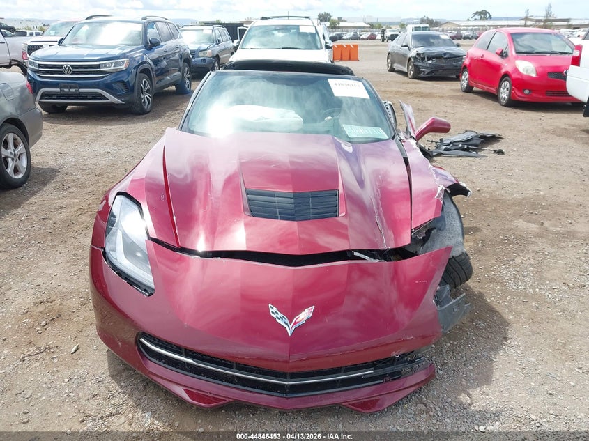 2016 Chevrolet Corvette Stingray VIN: 1G1YB2D75G5113822 Lot: 44846453