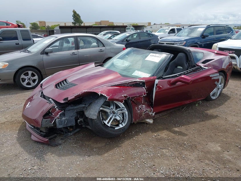 2016 Chevrolet Corvette Stingray VIN: 1G1YB2D75G5113822 Lot: 44846453