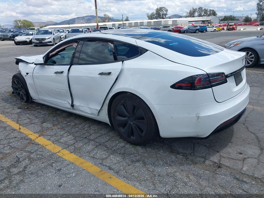 2022 Tesla Model s Dual Motor All-Wheel Drive white Lot 111044846514 Vin 5YJSA1E58NF478790