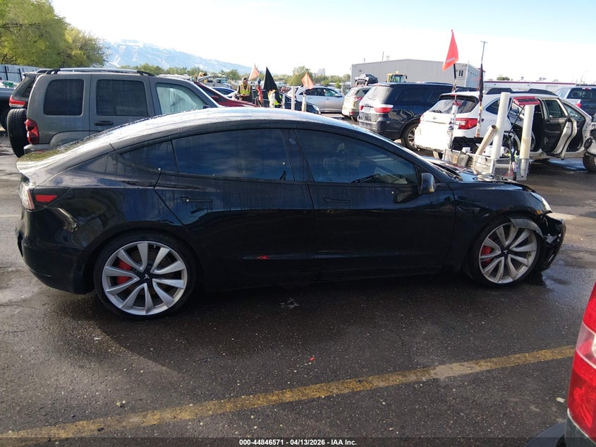 2018 Tesla Model 3 Long Range/Performance black Lot 111044846571 Vin 5YJ3E1EB9JF148228