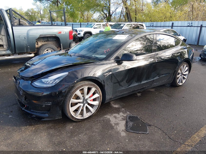 2018 Tesla Model 3 Long Range/Performance black Lot 111044846571 Vin 5YJ3E1EB9JF148228