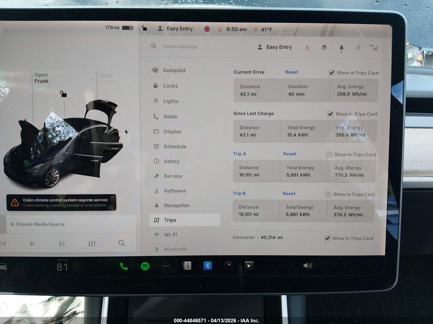 2018 Tesla Model 3 Long Range/Performance black Lot 111044846571 Vin 5YJ3E1EB9JF148228