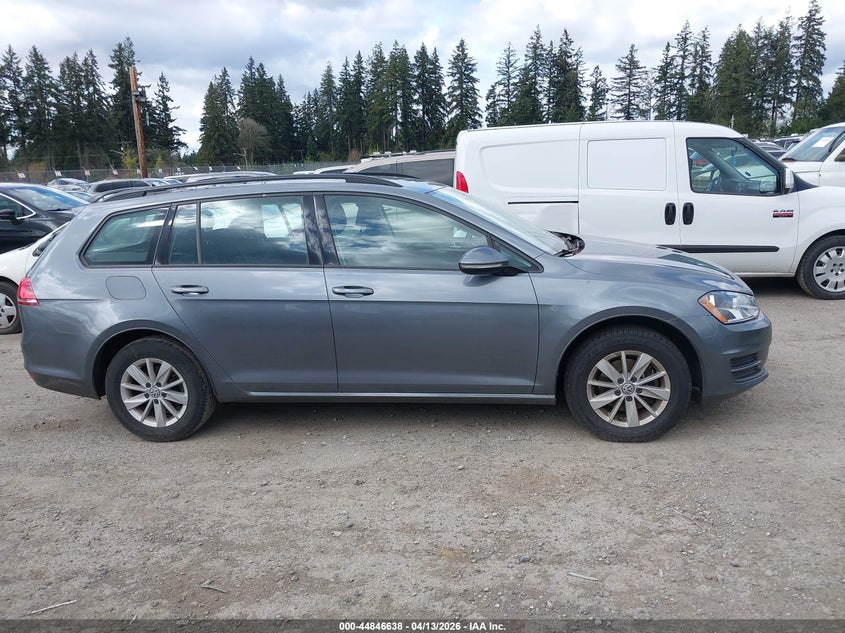 2016 Volkswagen Golf Sportwagen Tsi S 4-Door VIN: 3VWC17AU6GM514122 Lot: 44846638