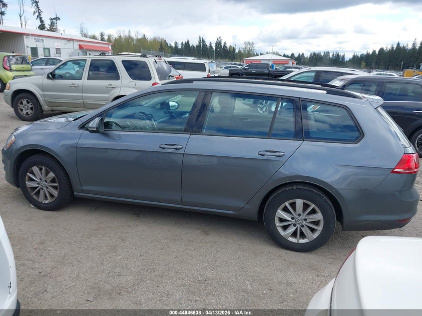 2016 Volkswagen Golf Sportwagen Tsi S 4-Door VIN: 3VWC17AU6GM514122 Lot: 44846638