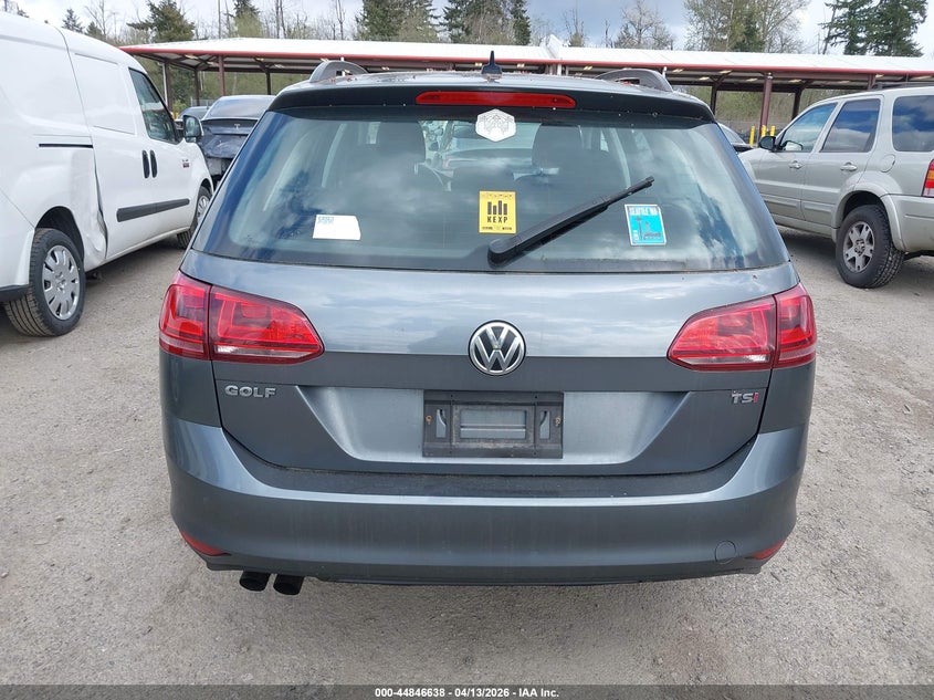 2016 Volkswagen Golf Sportwagen Tsi S 4-Door VIN: 3VWC17AU6GM514122 Lot: 44846638