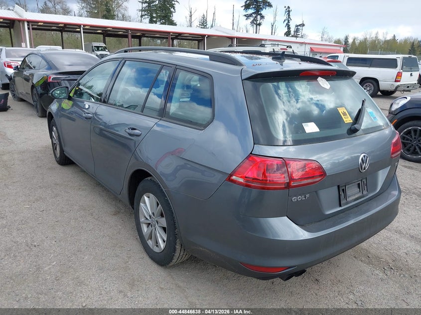 2016 Volkswagen Golf Sportwagen Tsi S 4-Door