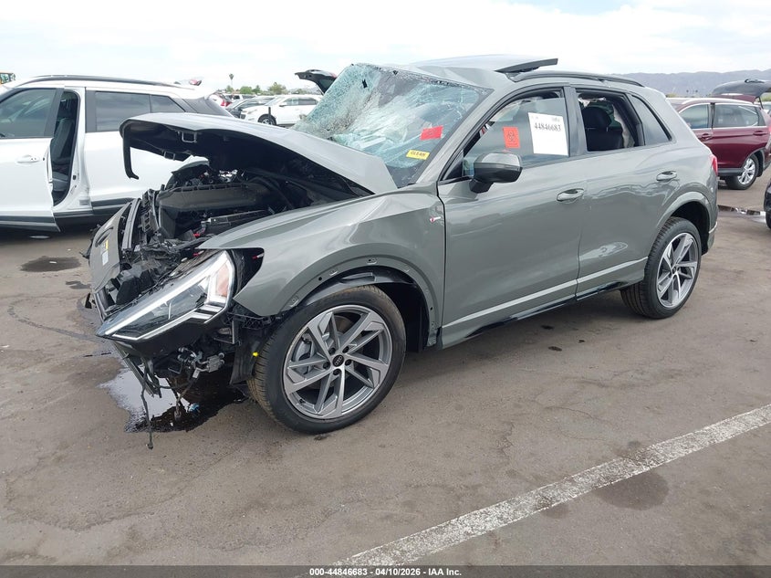 Vin: wa1decf33s1111171, lot: 45343991, audi q3 premium 45 tfsi s line quattro tiptronic 20252