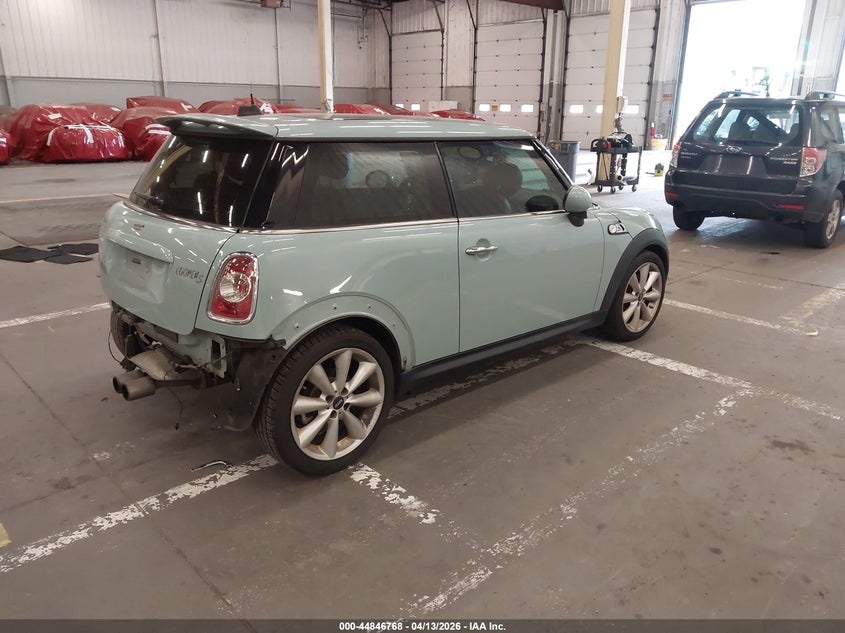 Vin: wmwsv3c58ct387514, lot: 45344076, mini cooper s 20124