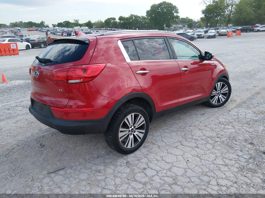 2015 Kia Sportage 2.4 Ex red Lot 111044846790 Vin KNDPCCAC2F7747356