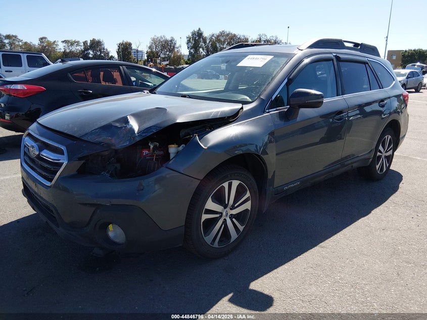 2018 Subaru Outback 2.5 2.5I Limited grey Lot 111044846796 Vin 4S4BSANC6J3306398