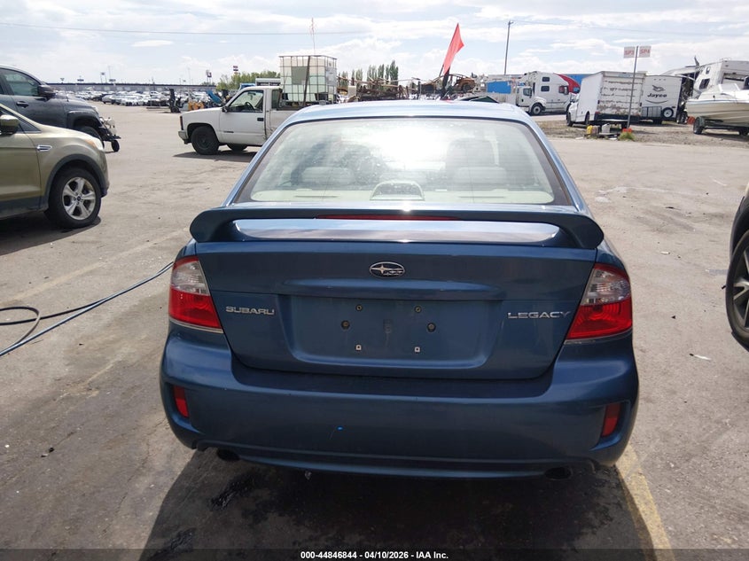 2008 Subaru Legacy 2.5I VIN: 4S3BL616087226127 Lot: 44846844