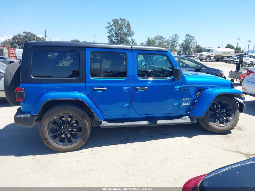 2022 Jeep Wrangler 4Xe Unlimited Sahara 4X4 VIN: 1C4JJXP68NW277925 Lot: 44846848