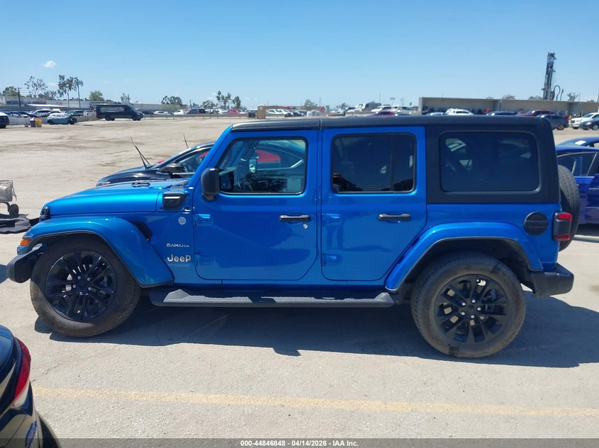 2022 Jeep Wrangler 4Xe Unlimited Sahara 4X4 VIN: 1C4JJXP68NW277925 Lot: 44846848