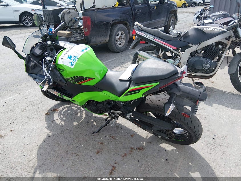 2024 Kawasaki Ninja Kawasaki Ex500 H green Lot 111044846887 Vin ML5EXGH10RDA21912