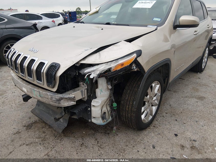 2014 Jeep Cherokee 3.2 Limited beige Lot 111044846915 Vin 1C4PJLDS4EW279739