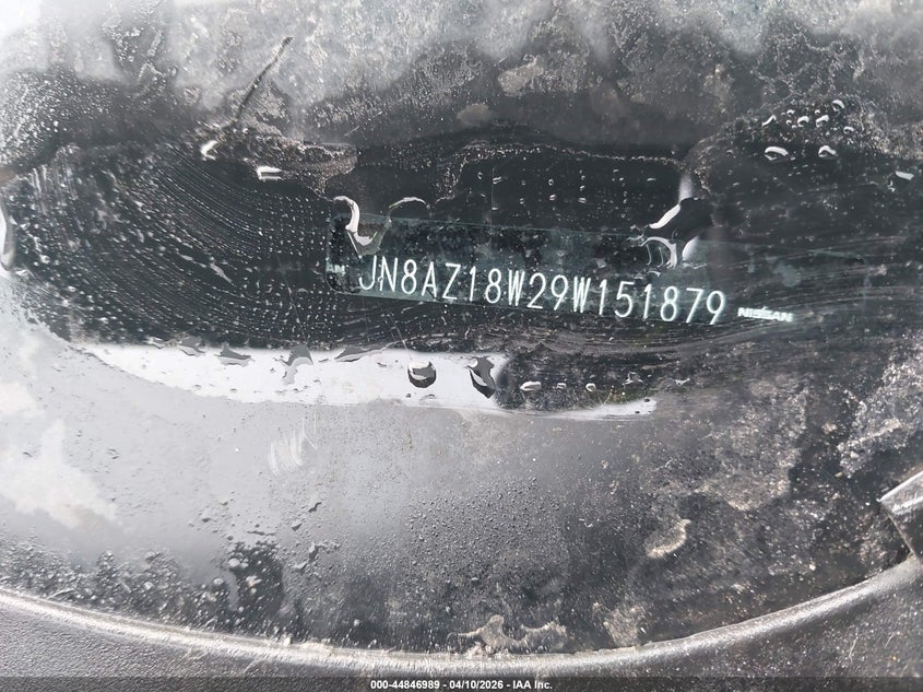 2009 Nissan Murano Sl VIN: JN8AZ18W29W151879 Lot: 44846989