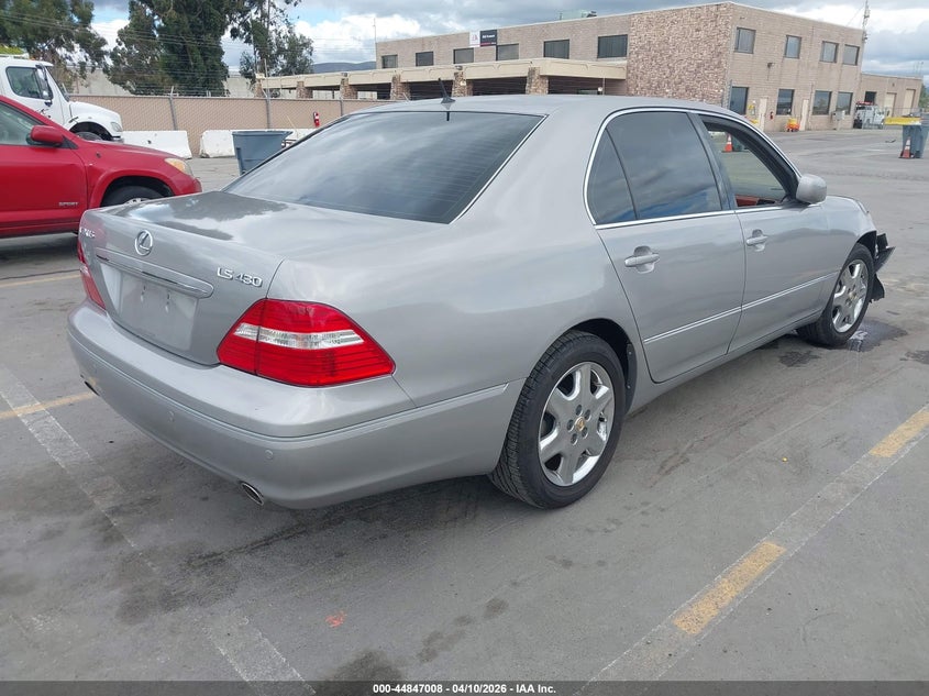 2005 Lexus Ls 430 VIN: JTHBN36F155017986 Lot: 44847008