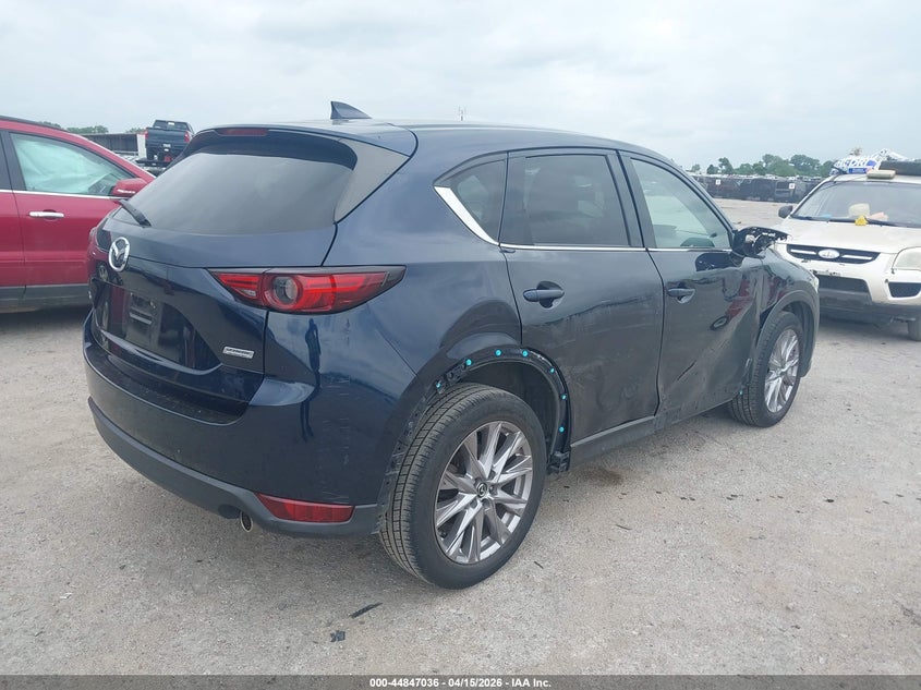 2019 Mazda Cx-5 2.5 Grand Touring Blue Lot 111044847036 Vin JM3KFADM6K0544832