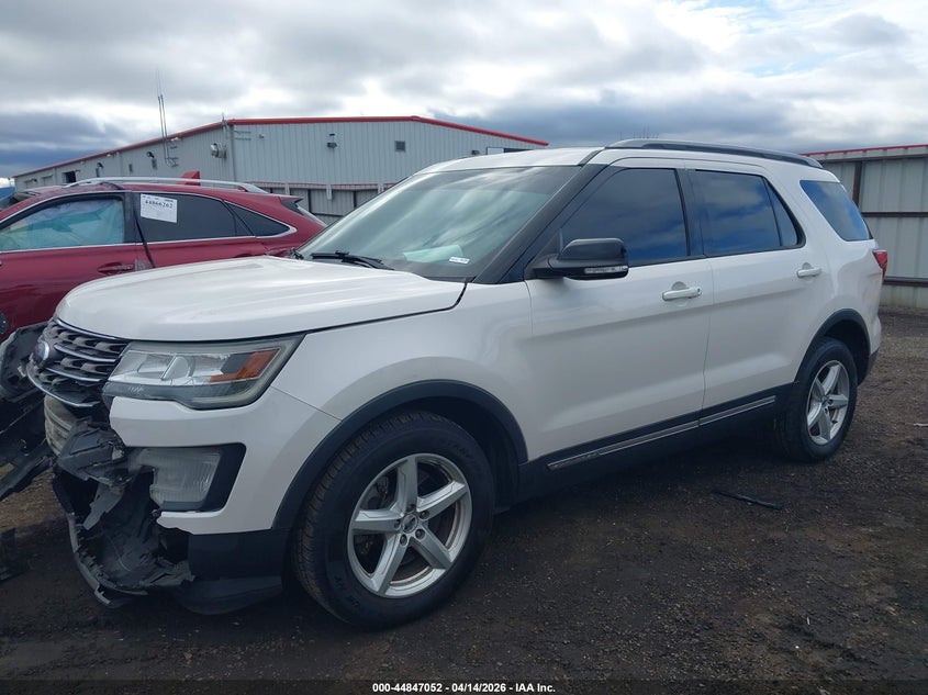 2016 Ford Explorer 3.5 Xlt white Lot 111044847052 Vin 1FM5K8D87GGC23356