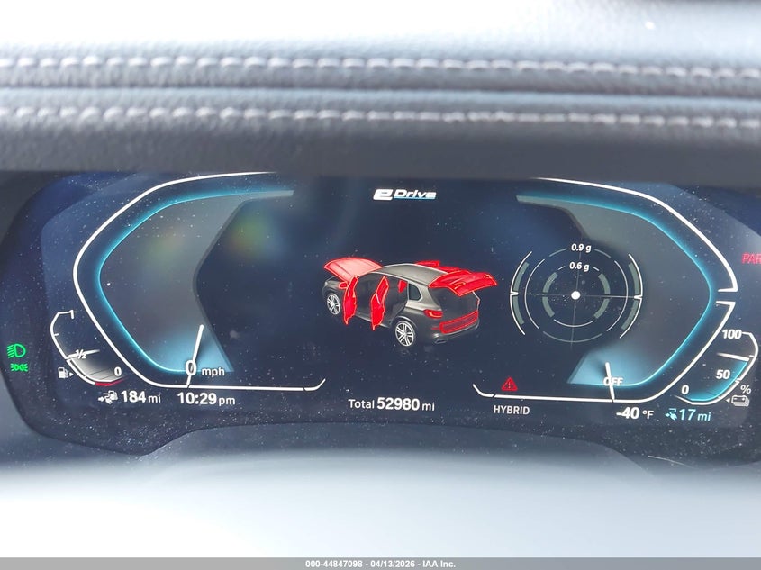 2022 BMW X5 Phev xDrive45E VIN: 5UXTA6C05N9M49653 Lot: 44847098