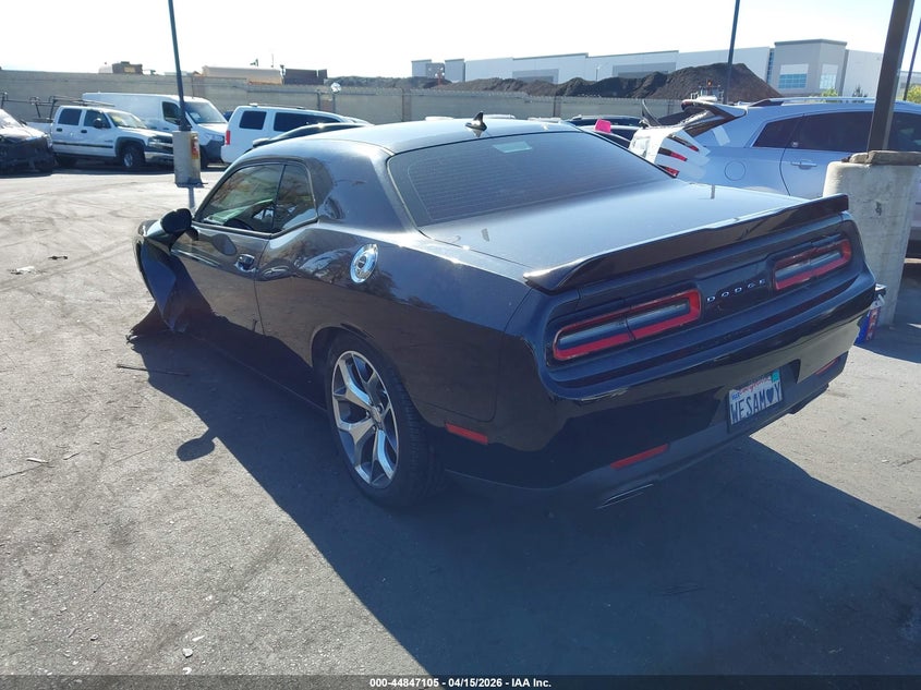 2015 Dodge Challenger 3.6 Sxt Plus black Lot 111044847105 Vin 2C3CDZBG5FH775175
