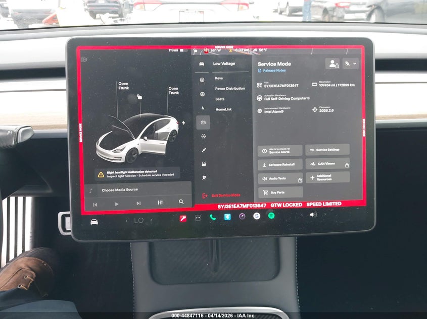 2021 Tesla Model 3 Standard Range Plus Rear-Wheel Drive white Lot 111044847116 Vin 5YJ3E1EA7MF013647