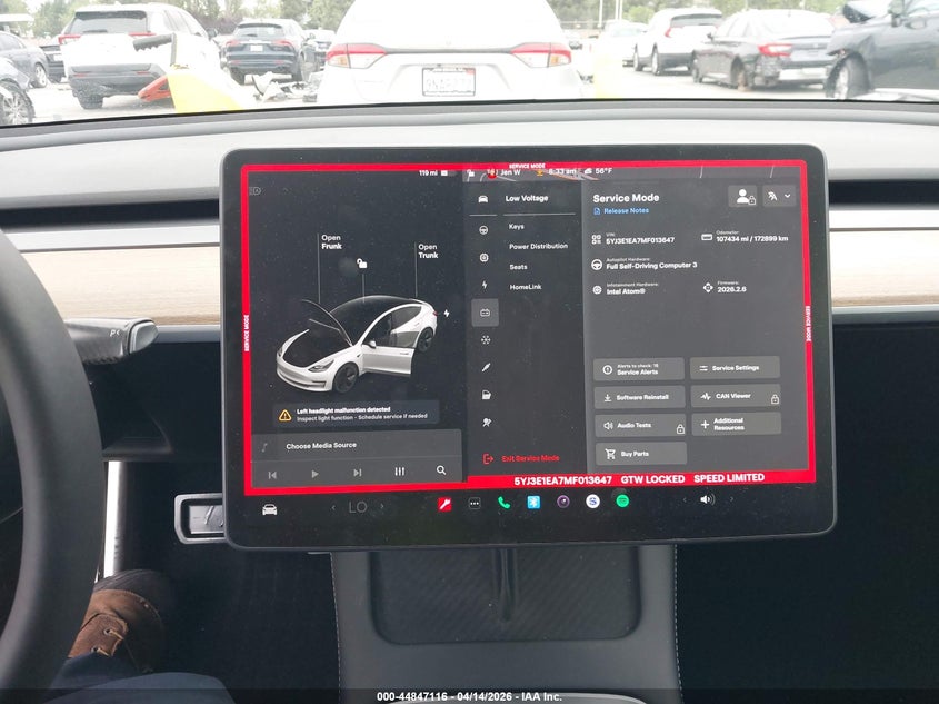2021 Tesla Model 3 Standard Range Plus Rear-Wheel Drive white Lot 111044847116 Vin 5YJ3E1EA7MF013647