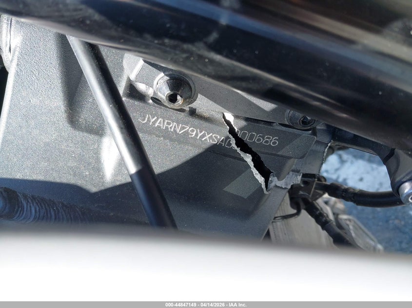 2025 Yamaha Mtn1000 C VIN: JYARN79YXSA000686 Lot: 44847149