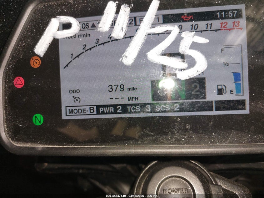 2025 Yamaha Mtn1000 C VIN: JYARN79YXSA000686 Lot: 44847149