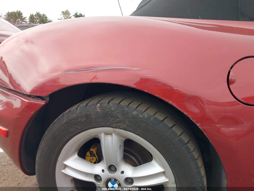 2000 BMW Z3 2.3 VIN: WBACH9340YLF90994 Lot: 44847330