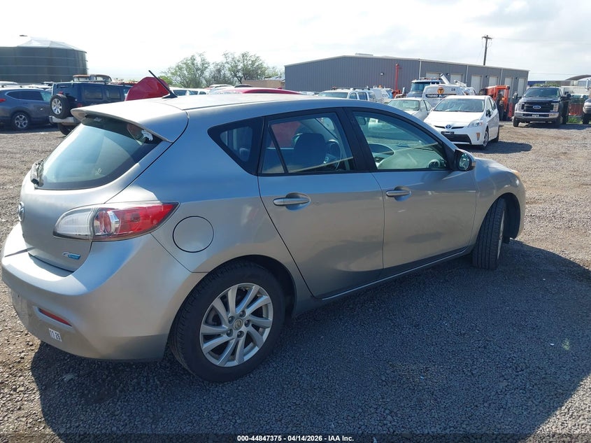 2012 Mazda 3 2.0 I Touring silver Lot 111044847375 Vin JM1BL1L79C1605082
