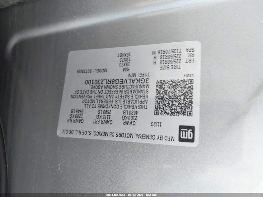 2024 GMC Terrain Awd Slt VIN: 3GKALVEG8RL230100 Lot: 44847541