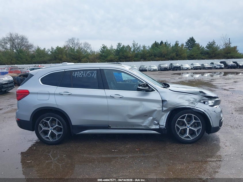 2018 BMW X1 2.0 xDrive28I silver Lot 111044847571 Vin WBXHT3C39J5K22657