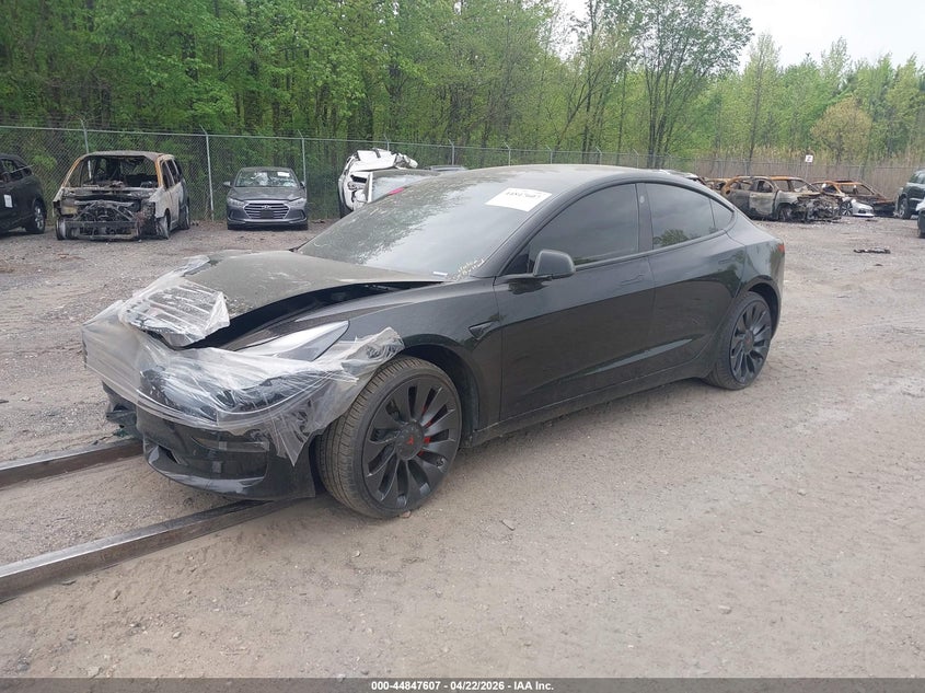 Vin: 5yj3e1ecxmf061905, lot: 45344916, tesla model 3 performance dual motor all-wheel drive 20212