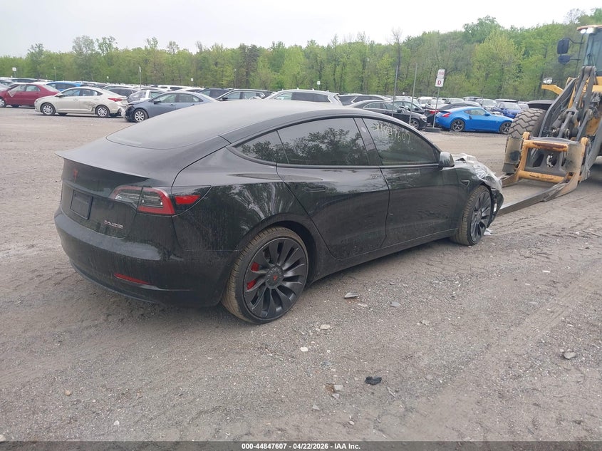 Vin: 5yj3e1ecxmf061905, lot: 45344916, tesla model 3 performance dual motor all-wheel drive 20214