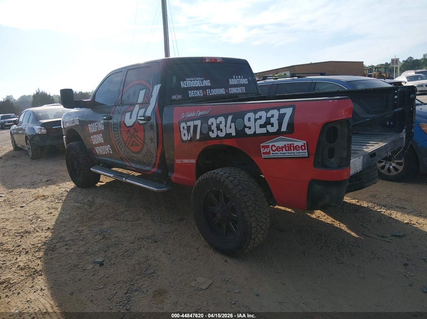 Vin: 3c6ur5dl6kg663877, lot: 45344928, ram 2500 big horn  4x4 6'4 box 20193