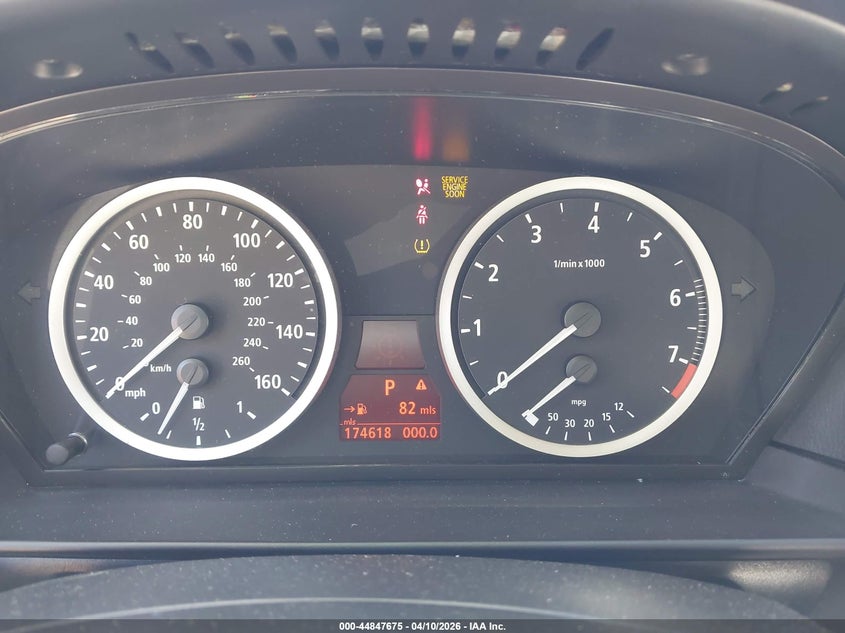 2007 BMW 525I VIN: WBANE53587CK91980 Lot: 44847675