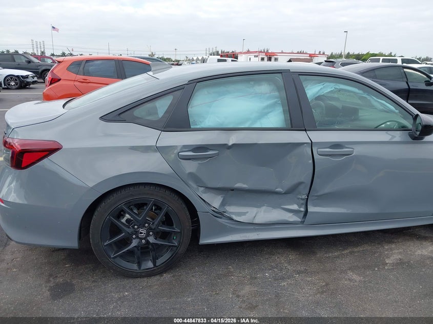 2026 Honda Civic 2.0 Sport grey Lot 111044847833 Vin 2HGFE2F51TH557186